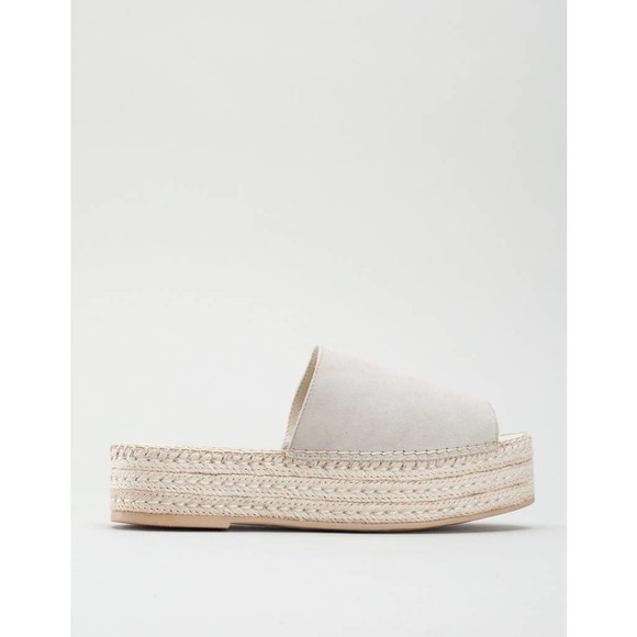 Vagabond Tan Suede Platform Espadrilles Sandals - Picture 9 of 12